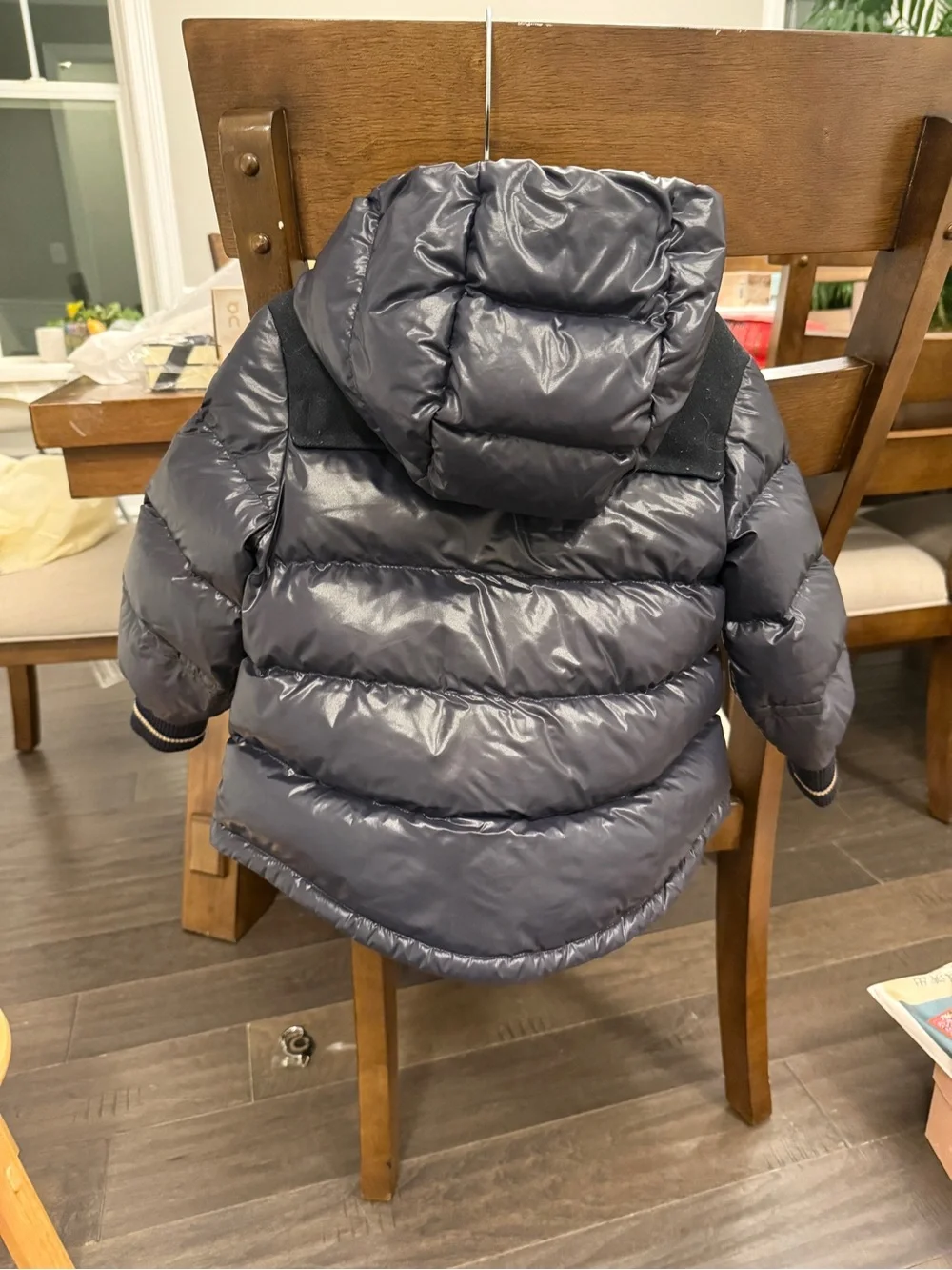 Moncler Kids Puffer & Wool Hybrid Jacket